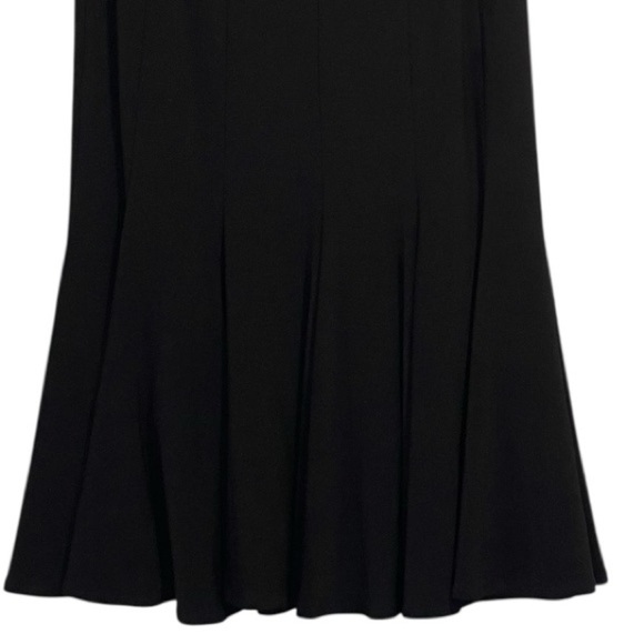 Joseph Ribkoff Black A Line Midi Skirt, Fitted Waist With Elegant Pleats, US 8 - Picture 11 of 13